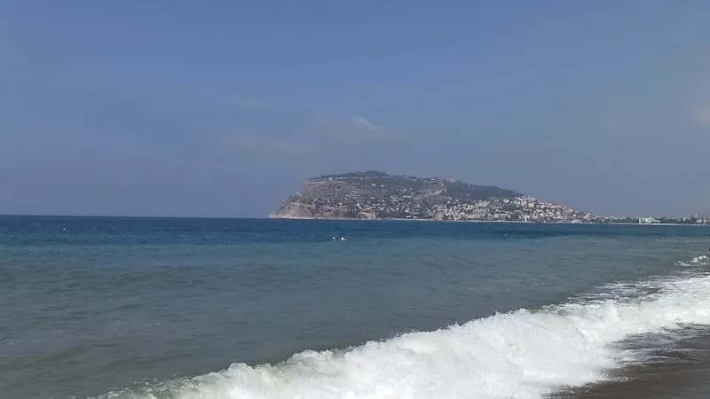 View of Oba Waterfront Promenade in Alanya Oba, Antalya