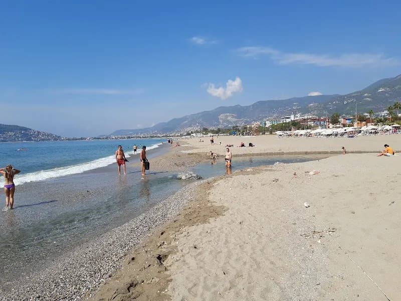 View of Oba Waterfront Promenade in Alanya Oba, Antalya