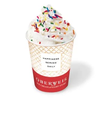 View of Oberweis Ice Cream and Dairy Store in Downers Grove, IL