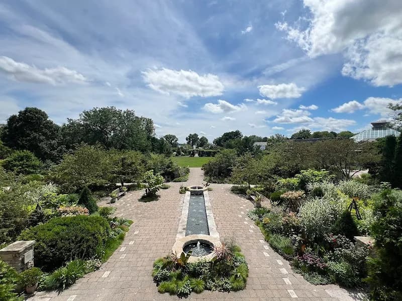 View of Olbrich Botanical Gardens in Madison, WI
