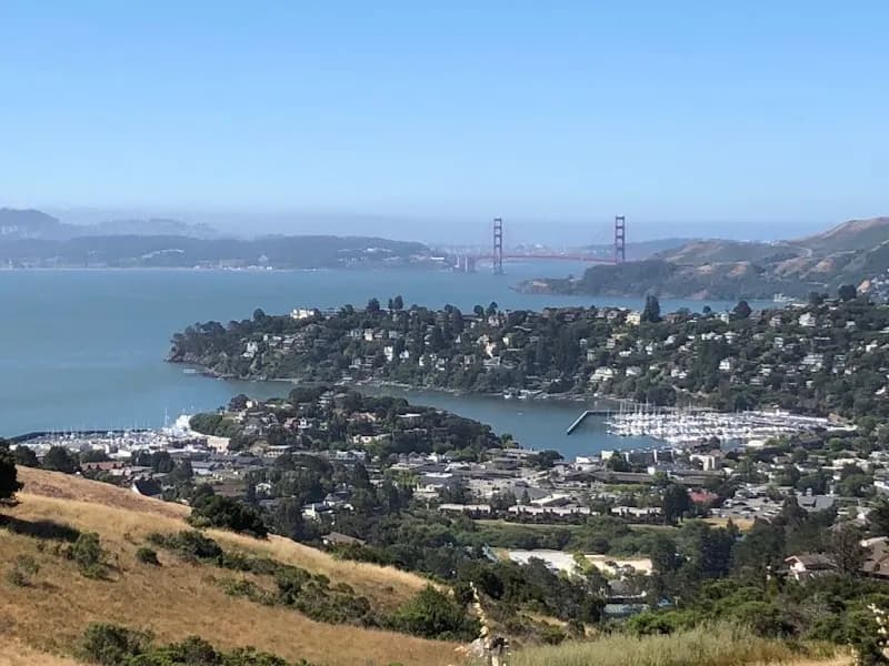 View of Old St. Hilary's Preserve in Tiburon, CA