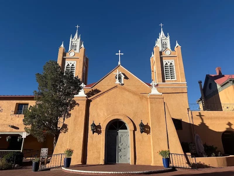 View of Old Town Plaza in Old Town, NM