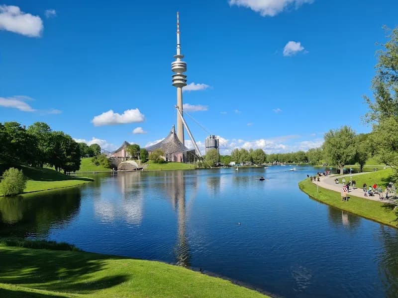 Olympiapark München park in Munich, BY