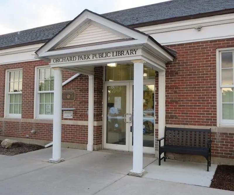 View of Orchard Park Public Library in Orchard Park, NY
