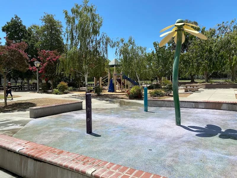 View of Ortega Park in Sunnyvale, CA