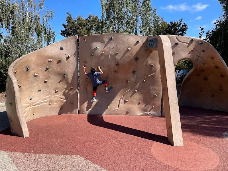 View of Ortega Park in Sunnyvale, CA