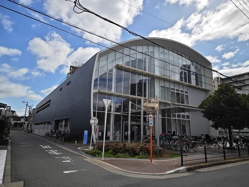 View of Osaka City Miyakojima Indoor Swimming Pool in Shimamoto, Osaka