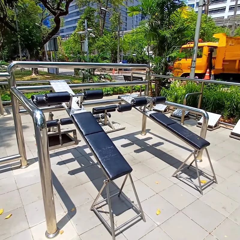 View of Outdoor Workout Area in Bangkapi, BKK