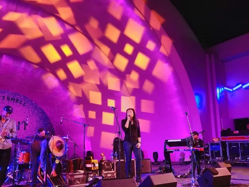 View of Overton Park Shell in Midtown, TN