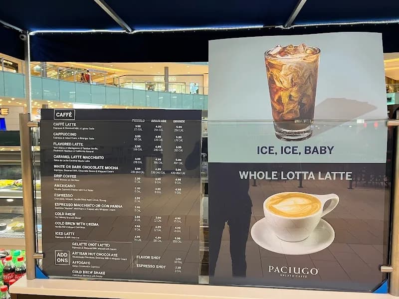 View of Paciugo Gelato Café in Southlake, TX