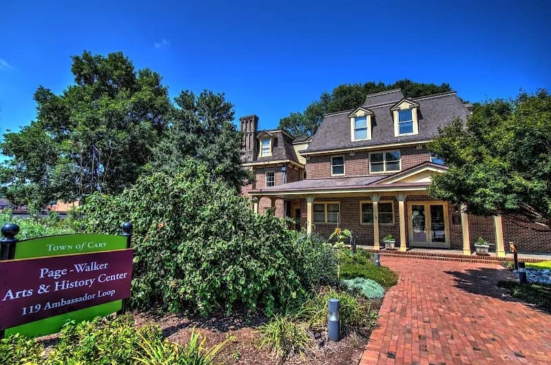 View of Page-Walker Arts & History Center in Cary, NC