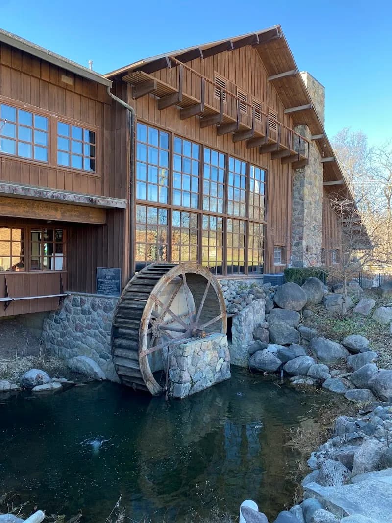 View of Paint Creek Cider Mill in New Baltimore, MI