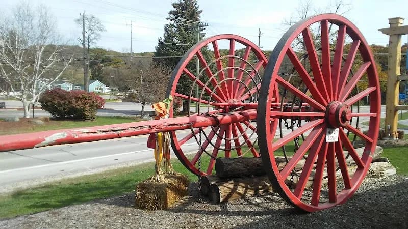View of Paint Creek Cider Mill in New Baltimore, MI