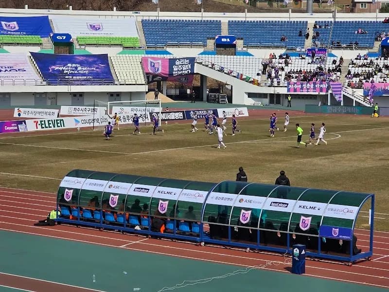 View of Paju Stadium in Paju, GG