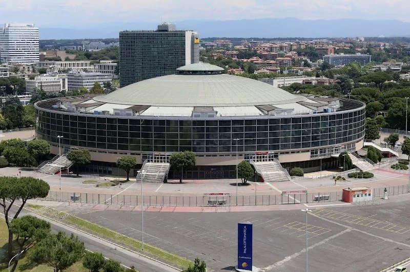 View of Palazzo dello Sport in EUR (Esposizione Universale Roma), Lazio