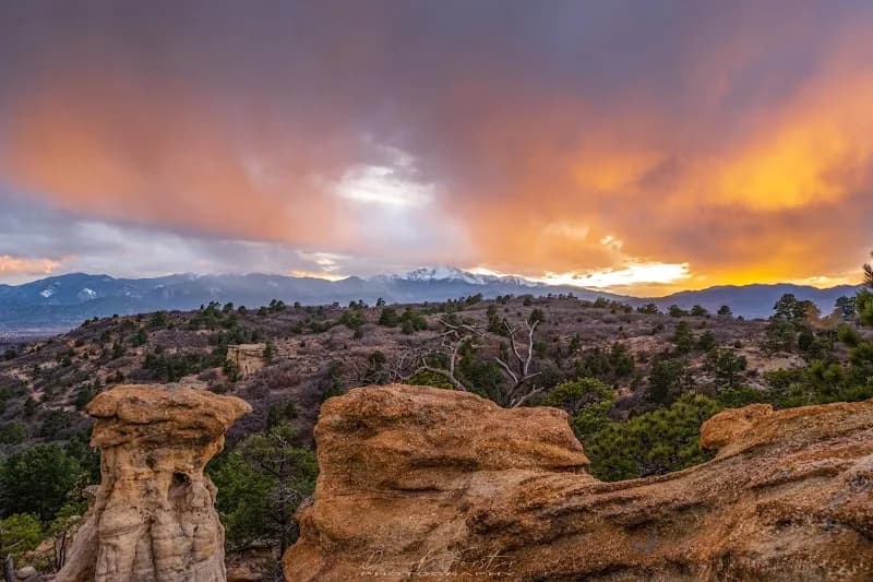 View of Palmer Park in Colorado Springs, CO