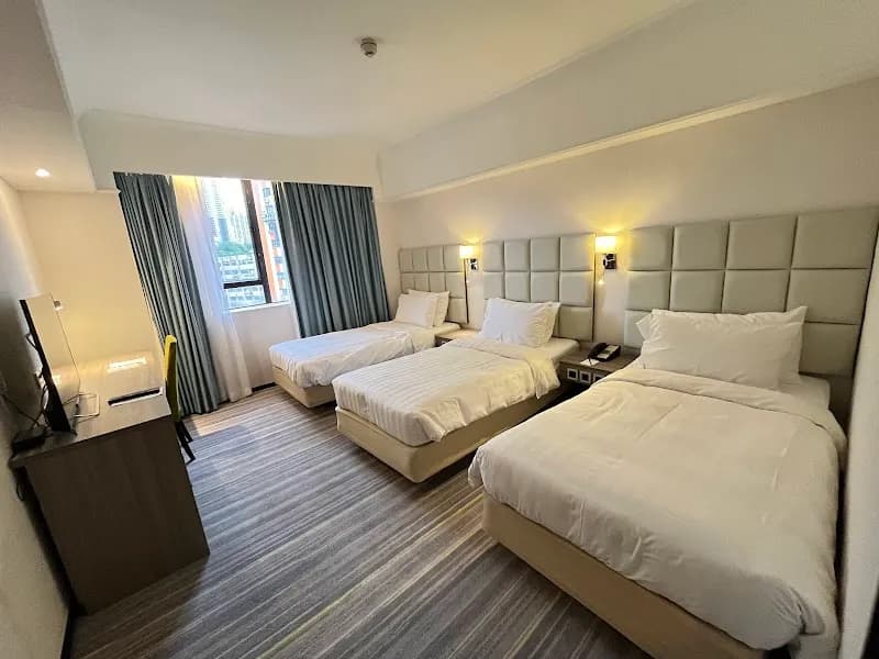 View of Panda Hotel in Tsuen Wan, HK