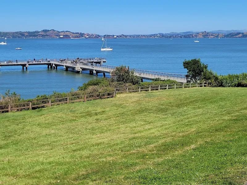 View of Paradise Beach Park in Tiburon, CA
