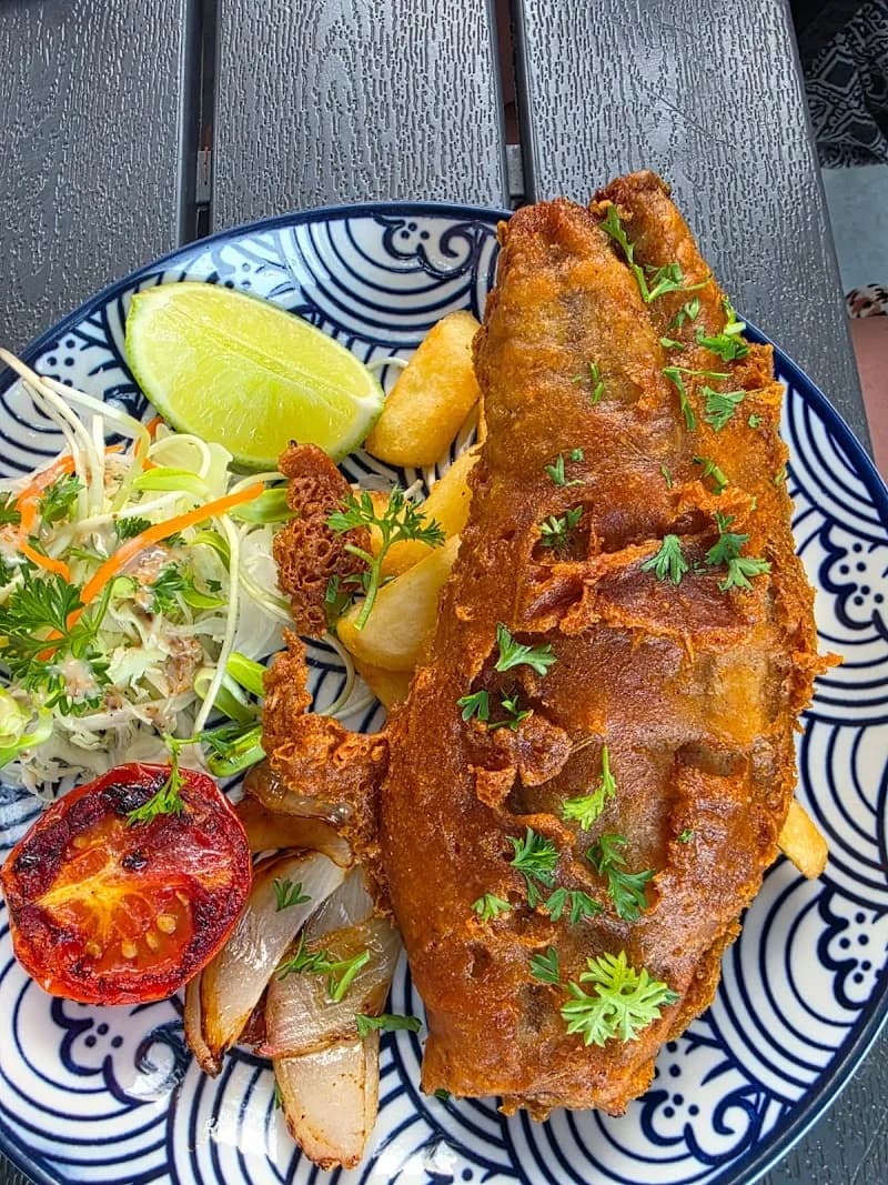 View of Paradise Beach Restaurant in Nai Harn, Phuket