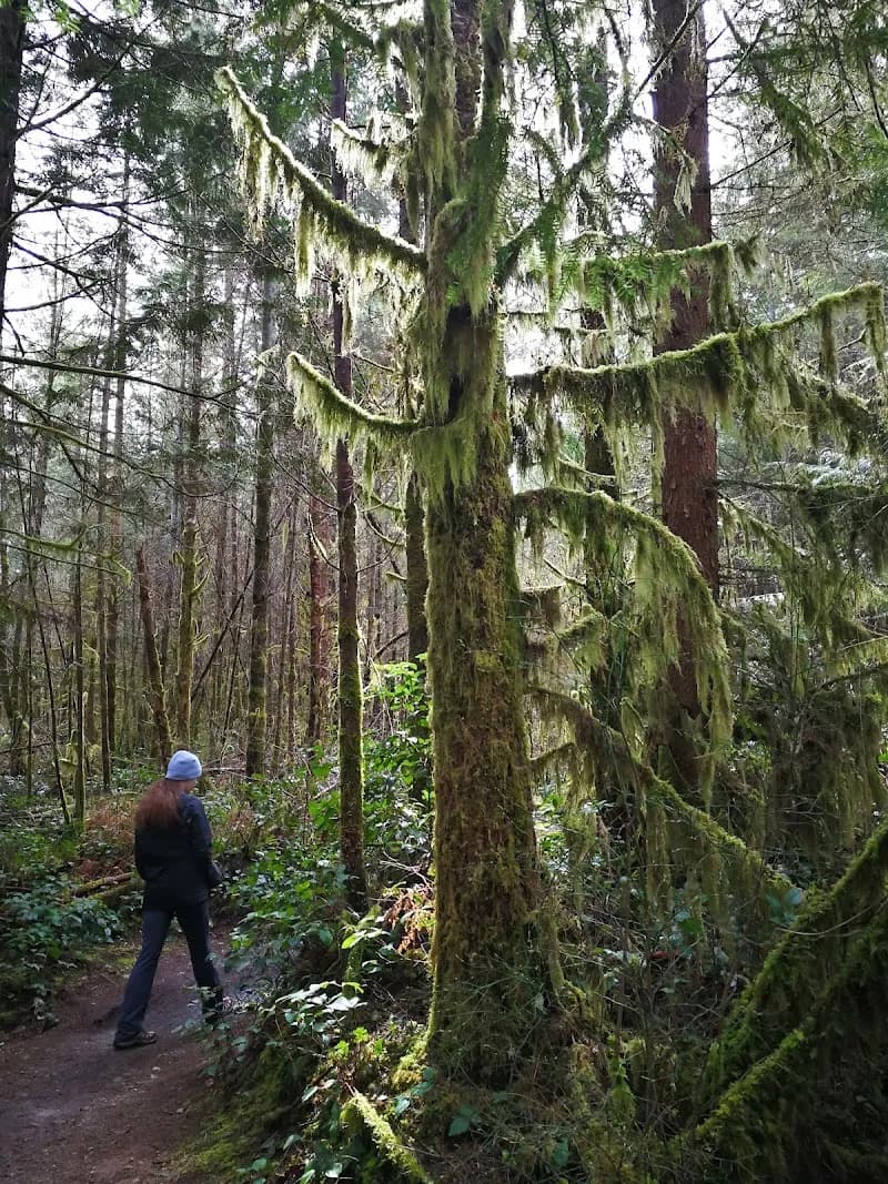 View of Paradise Valley Conservation Area Parking and Trail Head in Woodinville, WA