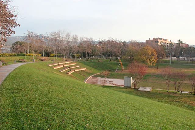 Parc del Llobregat park in Sant Feliu de Llobregat, CT