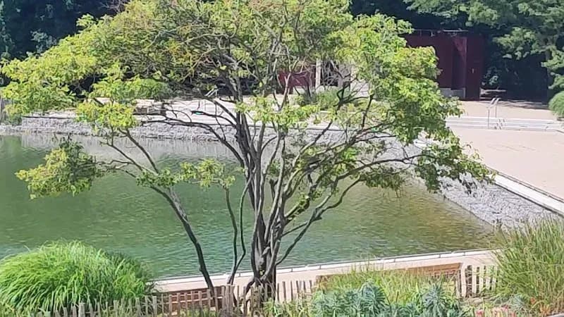 View of Parc des Chanteraines in Nanterre, IDF