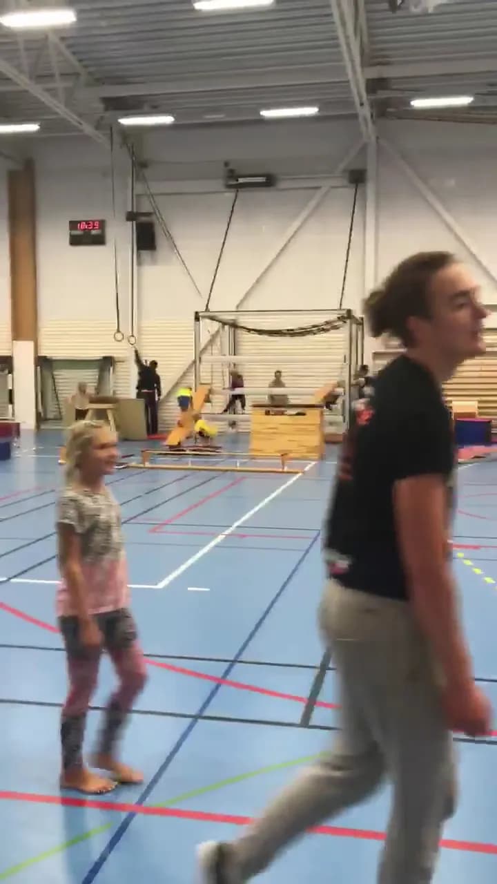 View of PARKOUR FRIENDS GRANTOMTAHALLEN #No2drugsFit4LIFE in Värmdö, Stockholm