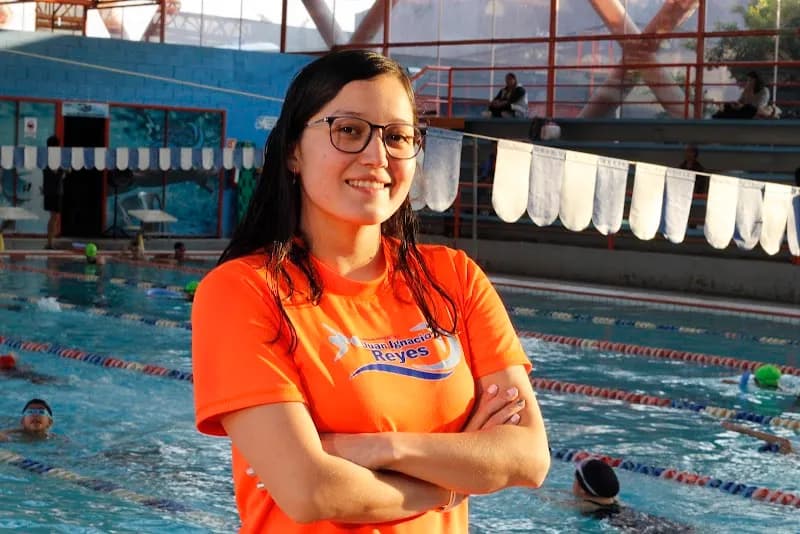 View of Parque Acuático Vecinal in Atizapán de Zaragoza, Edomex