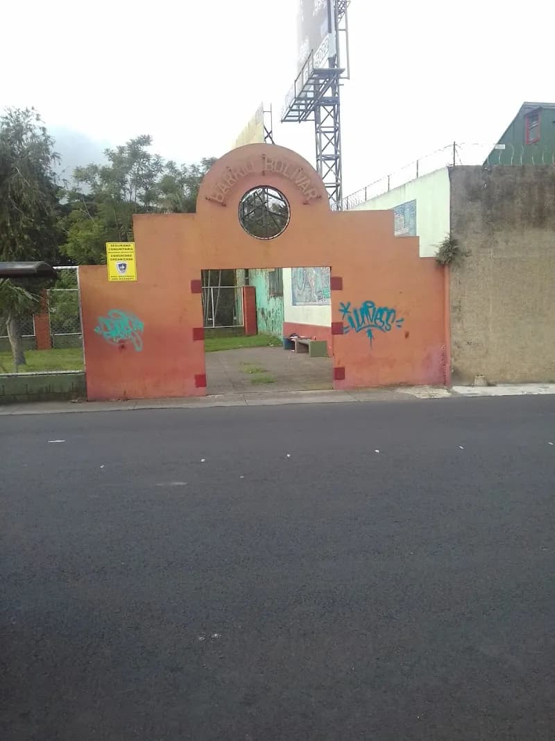 View of Parque Bolívar in Coronado, SJ