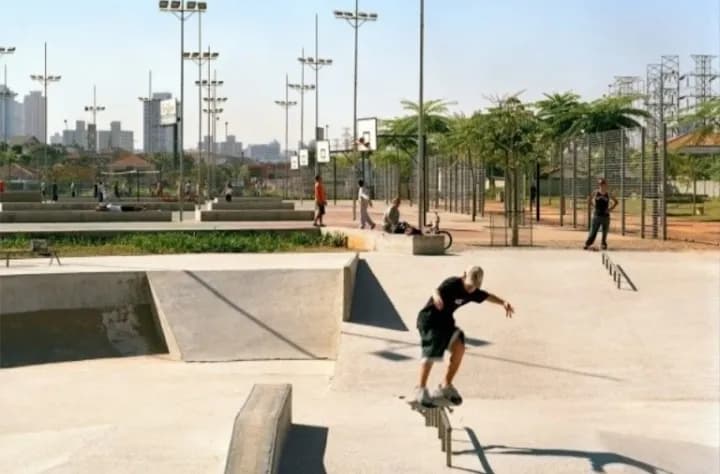 View of Parque da Juventude in Sao Paulo, SP
