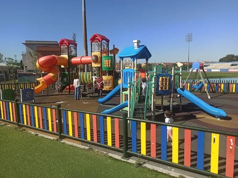View of Parque infantil polideportivo municipal Juan de la Cierva in Getafe, Madrid