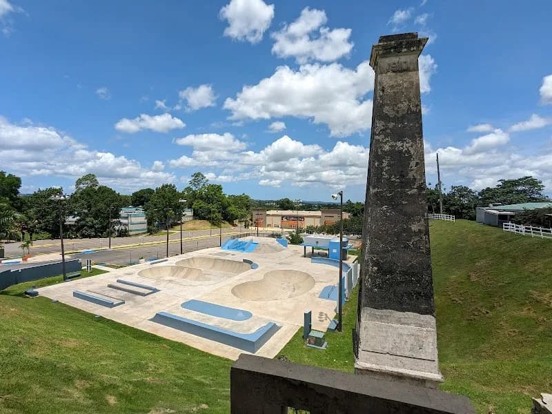 View of Parque La Montaña in San Sebastián, PR