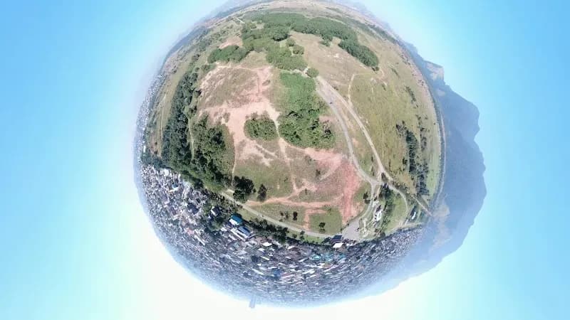 View of Parque Natural Municipal do Gericinó Prefeito Farid Abrão in Nilópolis, RJ