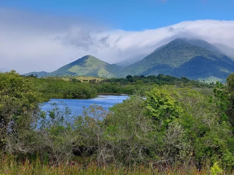 View of Parque Natural Municipal do Gericinó Prefeito Farid Abrão in Nilópolis, RJ