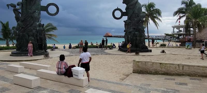 View of Parque Thorton in Playa del Carmen, QR