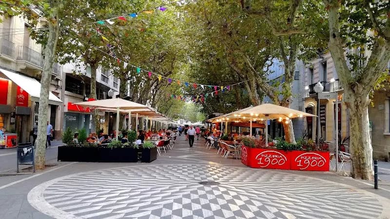 View of Passeig de Pere III in Manresa, CT