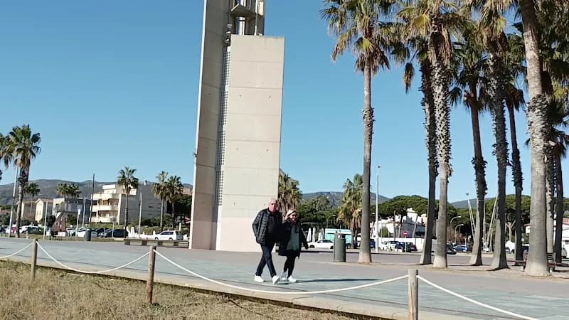 View of Passeig Marítim in Sitges, CT