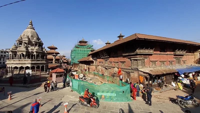 View of Patan Darbar Square in Lalitpur (Patan), Bagmati
