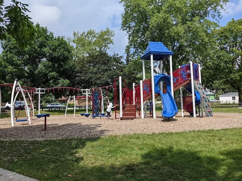 View of Patriots Park in Downers Grove, IL