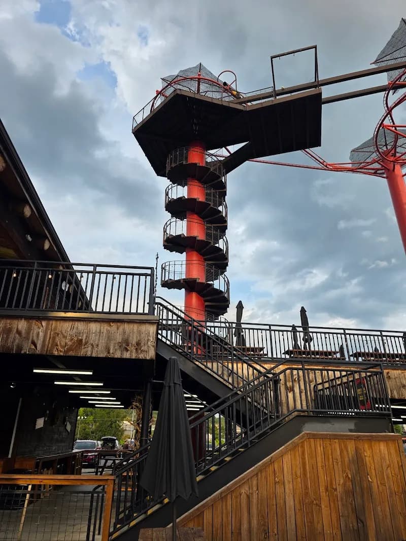 View of Paula Deen's Lumberjack Feud Supper Show in Pigeon Forge, TN