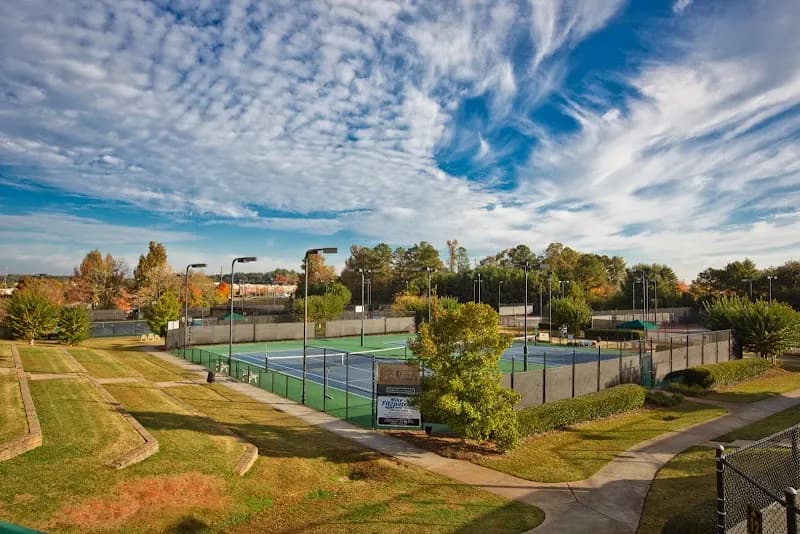 Peachtree City Tennis Center tennis court in Peachtree City, GA