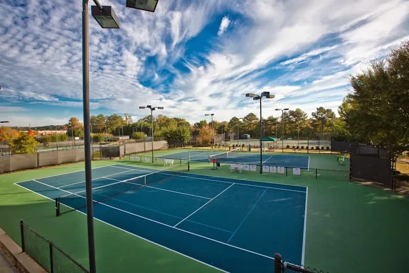 View of Peachtree City Tennis Center in Peachtree City, GA