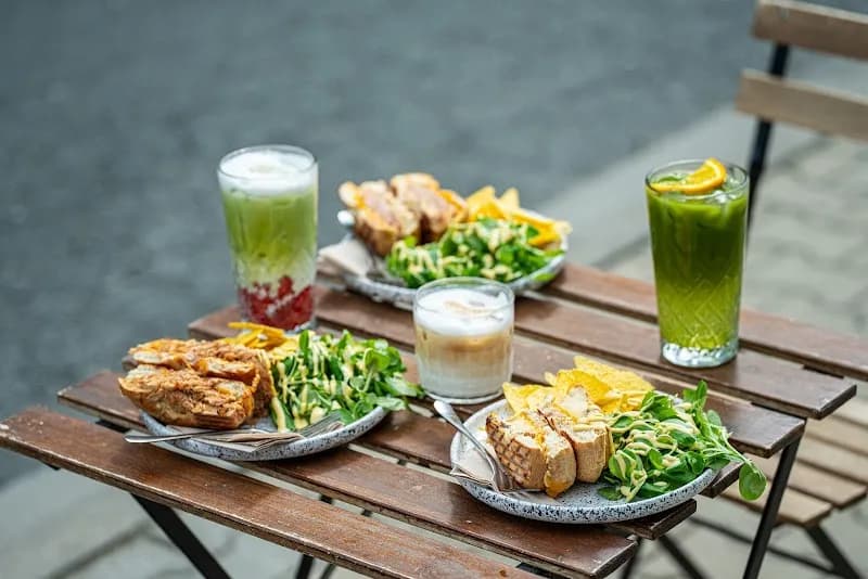 View of Pekárna Mělník Café in Mělník, CZ