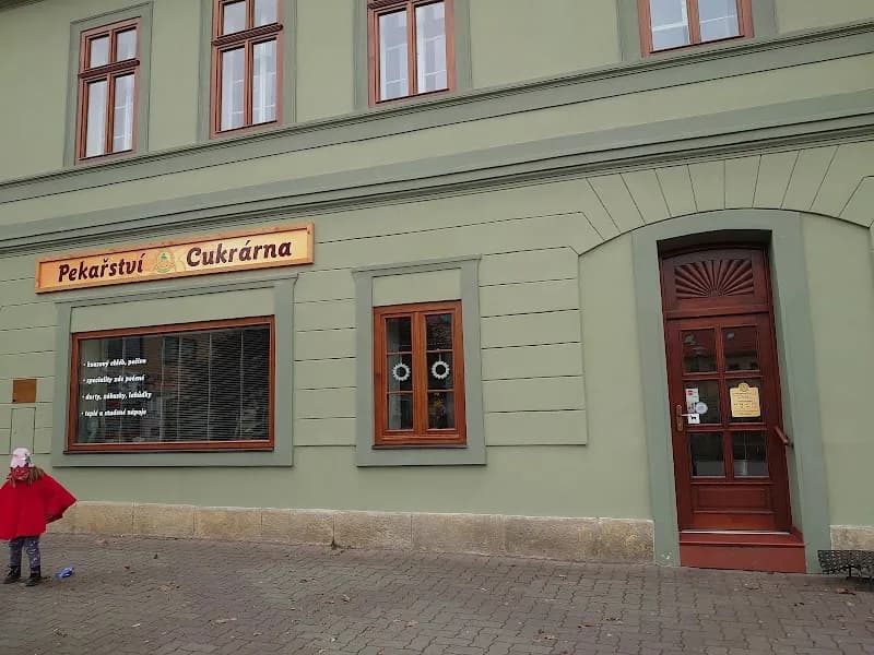 Pekárna Zámecká Bakery restaurant in Doksy, CZ