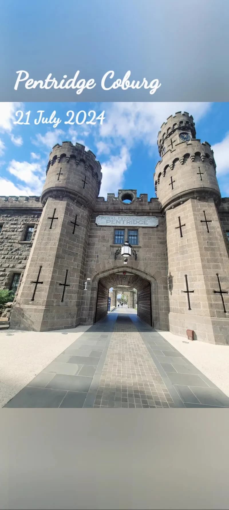 View of Pentridge Shopping Centre in Coburg, VIC