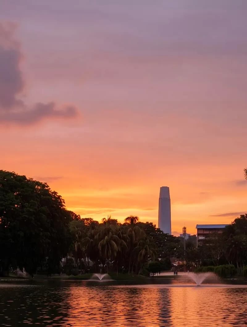 View of Permaisuri Lake Garden in Cheras, KL