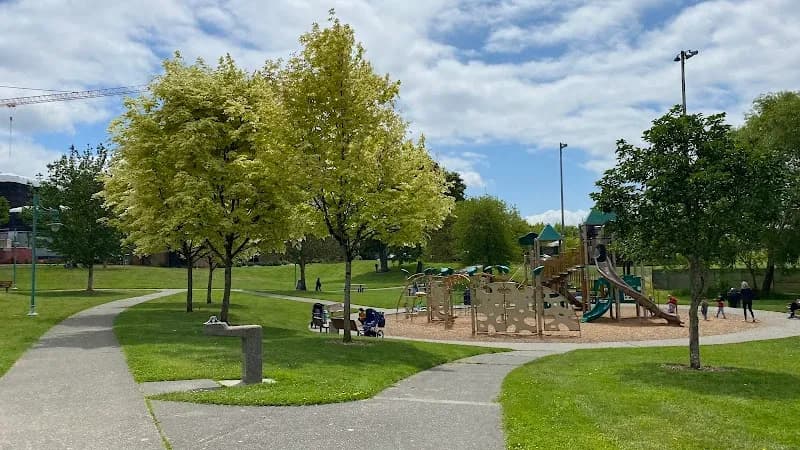View of Peter Kirk Park in Kirkland, WA