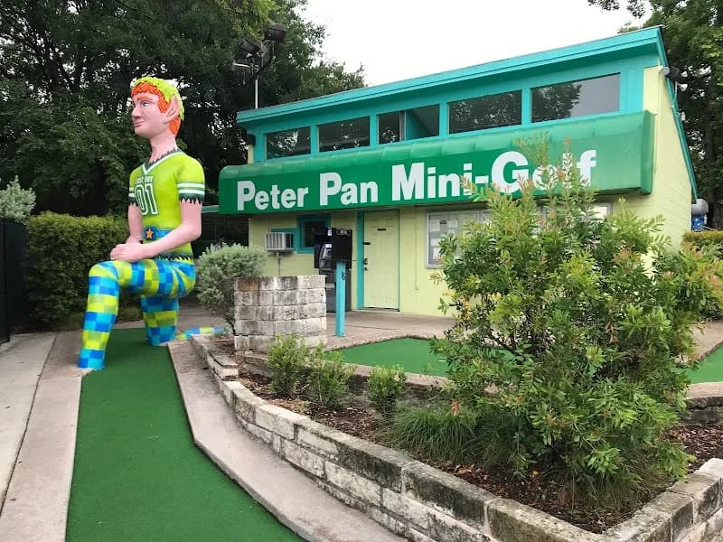Peter Pan Mini-Golf miniature golf course in Austin, TX