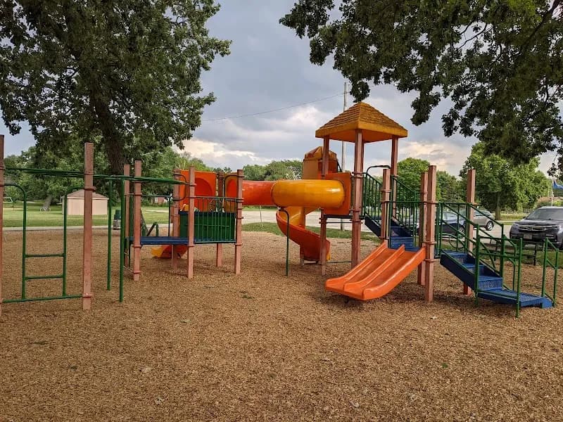 View of Pewaukee Kiwanis Village Park in Pewaukee, WI