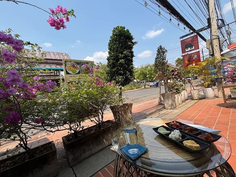 View of Phongsali Organic Coffee Shop in Luang Prabang, LP